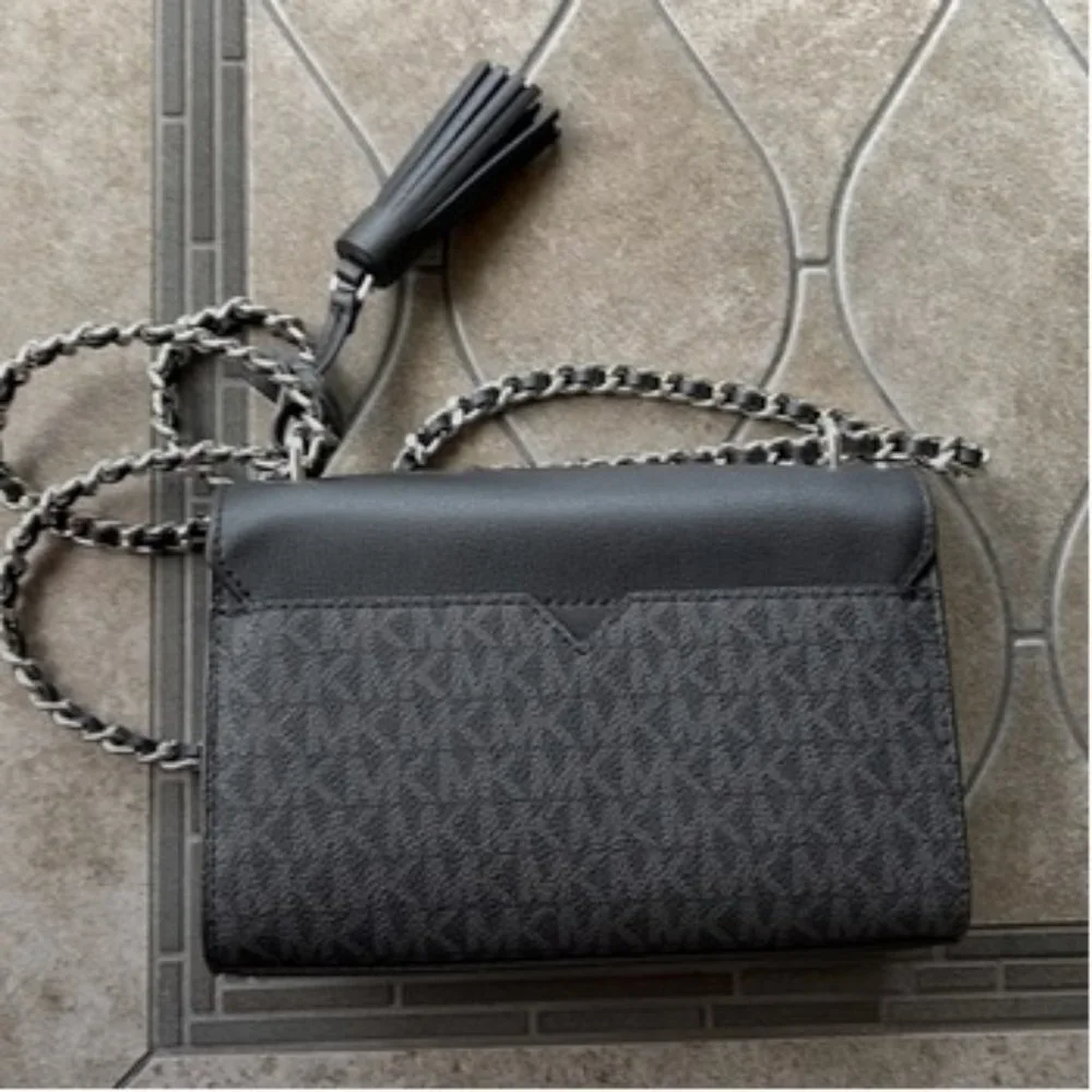 Michael Kors Rose Small Crossbody Black